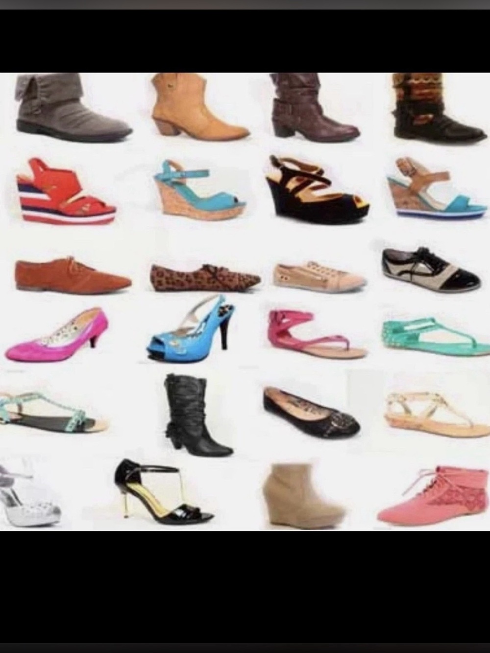 Wholesale Lot Of Womens Brand Name Shoes / Sneakers / Sandals/ Boot/ Lot Of 25